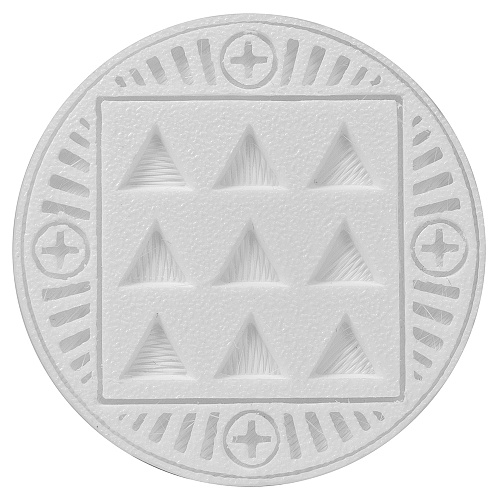 Печать для просфор "Девятичинная" пластиковая