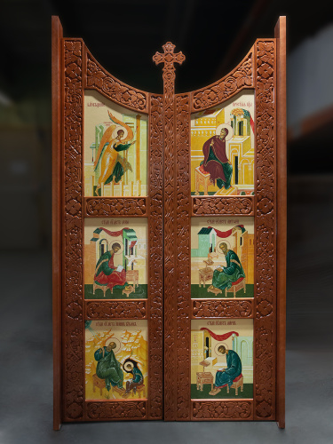 Царские врата для "Суздальского" иконостаса, цвет "кипарис" фото 3