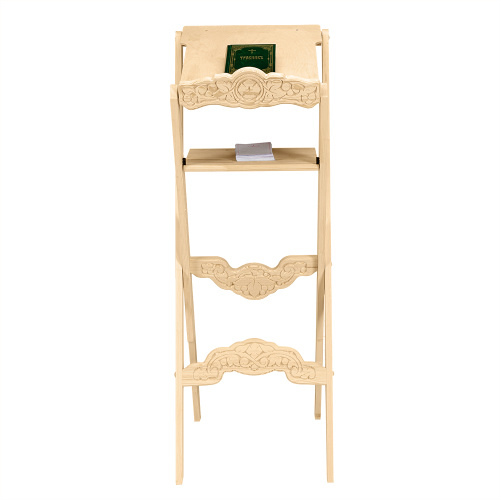 Аналой раскладной "Суздальский", цвет "натуральное дерево", с полкой, высота 123 см фото 5 Аналой раскладной "Суздальский", цвет "натуральное дерево", с полкой, высота 123 см фото 5