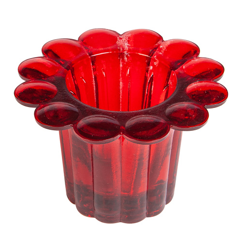 Стаканчик для лампадки "Ромашка" красный, 8х5,5 см Стаканчик для лампадки "Ромашка" красный, 8х5,5 см