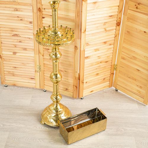 Ящик для огарков, 2 отделения, 35х15х12 см фото 5