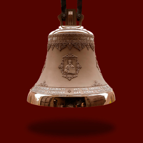 Колокол церковный большой из колокольной бронзы, 73х71 см, вес 220 кг