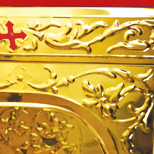 Аналой боковой "Палестинский", чеканка, литье, 52х52х120 см  фото 7