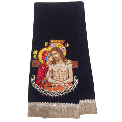 Закладка для Евангелия с иконой "Не рыдай Мене, Мати", 160х14,5 см фото 2