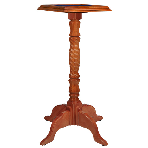 Подставка церковная выносная "Ивановская", цвет "кипарис", с тканью, высота 90 см фото 2