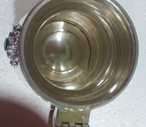 Чайник для теплоты из ювелирного сплава в серебрении, высота 20 см, 0,7 л, У 29-1675 фото 3 Чайник для теплоты из ювелирного сплава в серебрении, высота 20 см, 0,7 л, У 29-1675 фото 3