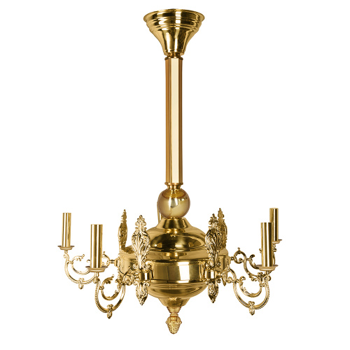 Паникадило на 5 свечей, диаметр 70 см, высота 90 см фото 5