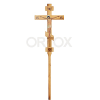 Запрестольный крест деревянный, высота 160 см