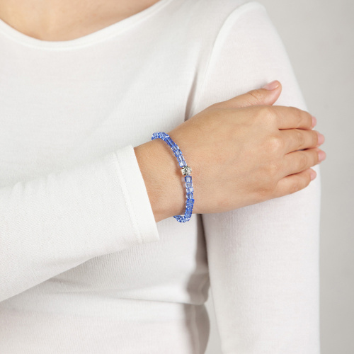 Браслет из стеклянных бусин с крестиком (упаковка 12 шт.) фото 2 Браслет из стеклянных бусин с крестиком (упаковка 12 шт.) фото 2