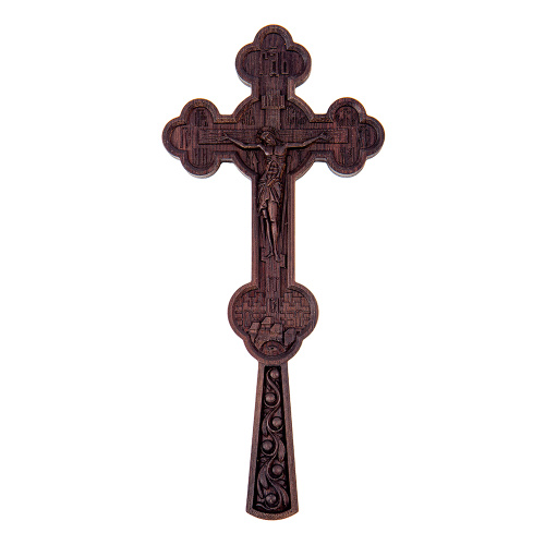 Крест напрестольный деревянный резной, 11х23,8 см