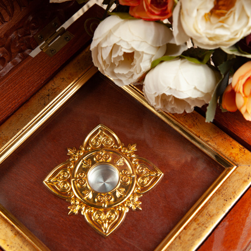 Мощевик врезной, цинковый сплав, Ø 82/21 мм фото 3