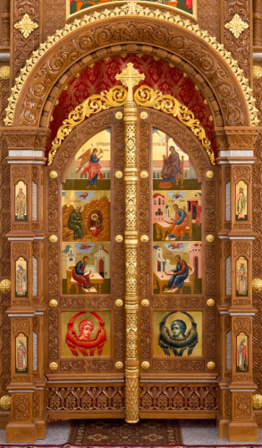 Царские врата иконостаса Никольской церкви, с. Крюково