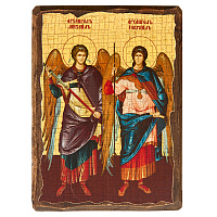 Икона Архангелов Михаила и Гавриила, под старину №2