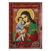 Набор для вышивания бисером "Икона Божией Матери "Взыскание погибших", 19х24 см