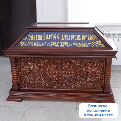 Гробница под Плащаницу "Костромская", цвет "кипарис", 138х98х96 см фото 4