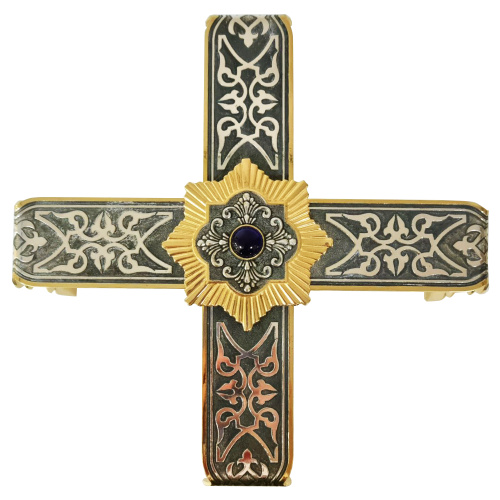 Евхаристический набор из 3 предметов на 1 л, комбинированный, фианиты фото 6 Евхаристический набор из 3 предметов на 1 л, комбинированный, фианиты фото 6