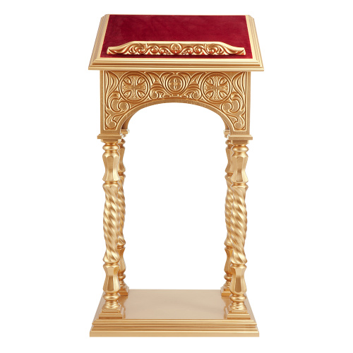 Аналой центральный "Тверской", цвет "золото", высота 136 фото 3