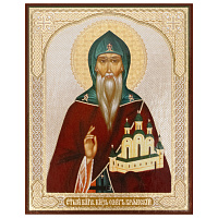 Икона благоверного князя Олега Брянского, МДФ