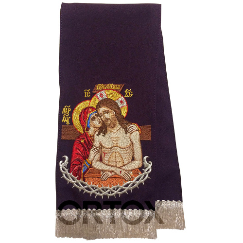 Закладка для Евангелия с иконой "Не рыдай Мене, Мати", 160х14,5 см фото 2