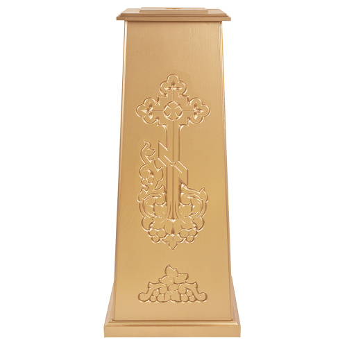 Подставка под хоругвь, крест, икону "Суздальская", цвет "золото" фото 2