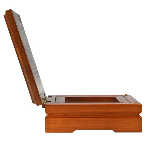 Ковчег для мощей, цвет "кипарис", без резьбы, 18х18х7 см фото 3