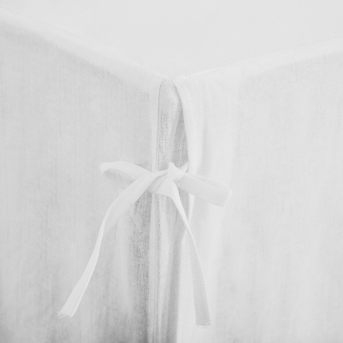 Срачица на престол белая, полулен фото 4 Срачица на престол белая, полулен фото 4