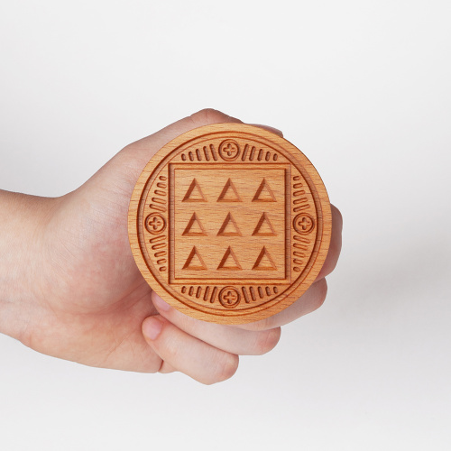 Печать для просфор "Девятичинная" деревянная  фото 6