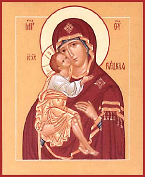Икона Богородицы «Владимирская-Елецкая»