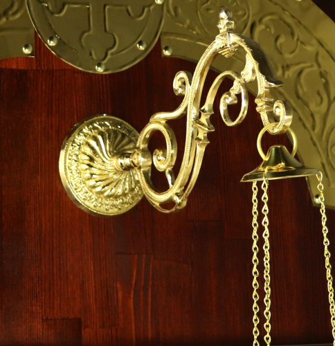 Киот напольный "Макарьевский" с кронштейном для лампады 112х30х270 см фото 4