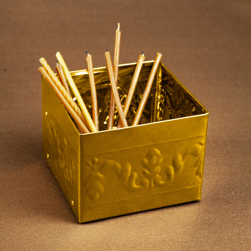 Ящик для огарков "Иерусалимский" металлический 15х15х12 см, 1 отделение фото 2