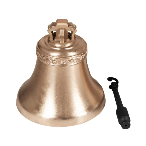 Колокол церковный средний из колокольной бронзы, 44х45 см, вес 50 кг фото 3