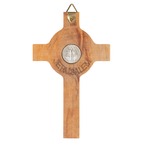 Крест настенный деревянный с распятием из цинкового сплава, 10х17 см фото 7 Крест настенный деревянный с распятием из цинкового сплава, 10х17 см фото 7