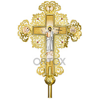 Крест запрестольный "Золотые узоры", 60х85 см
