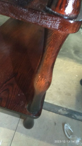 Аналой клиросный открытый темный, с полками, 90х60х150 см, У-1047 фото 3