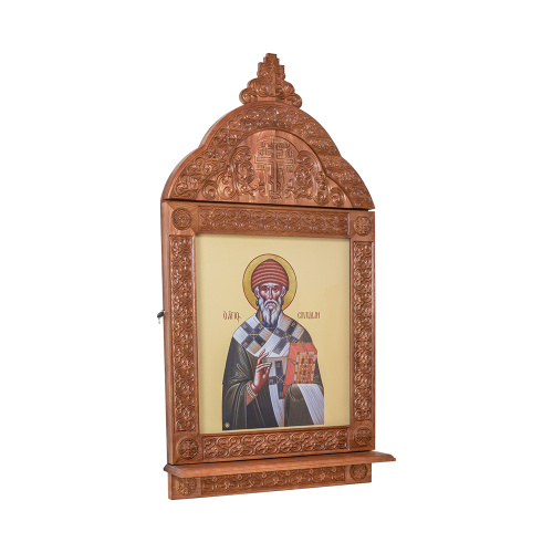 Киот настенный "Ярославский" светлый, 100х16х185 см 