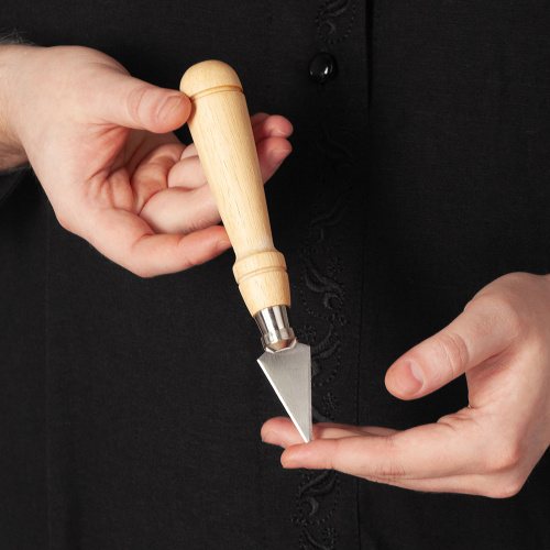 Копия с деревянными ручками, набор из 3 штук: малое, среднее и большое фото 10