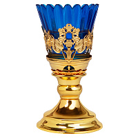 Лампада настольная, цинковый сплав, 9х14 см, У 55-0013