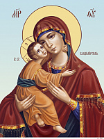 Богородица Владимирская, академическое письмо, СП-0153