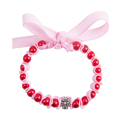 Браслет плетеный "Ленточка", цвет в ассортименте