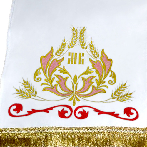 Рушник архиерейский вышитый "Корона", 210х40 см фото 4