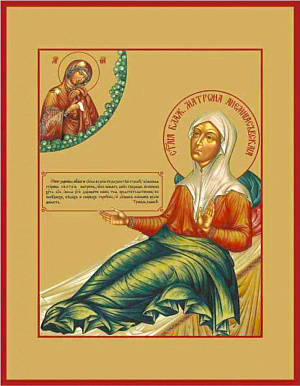 Блаженная Матрона Анемнясевская (Белякова), Христа ради юродивая
