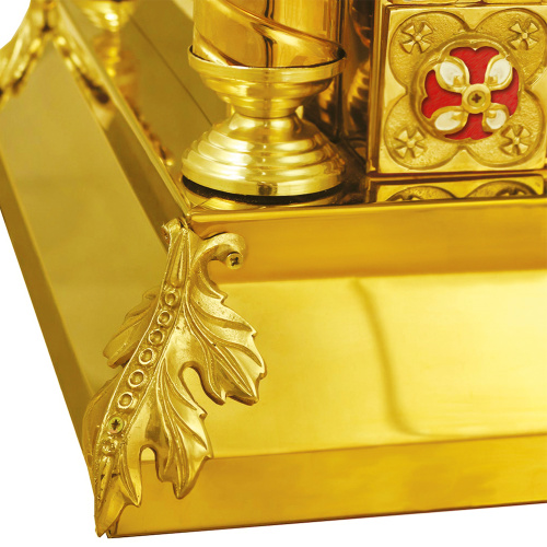 Облачение на престол "Гефсиманское" приставное, эмаль, 90х50х107 см фото 5