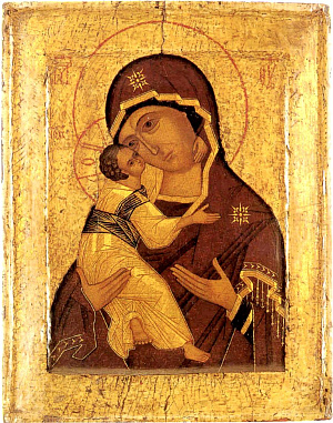 Сретение Владимирской иконы Пресвятой Богородицы (празднество установлено в память спасения Москвы от нашествия Тамерлана в 1395 году)