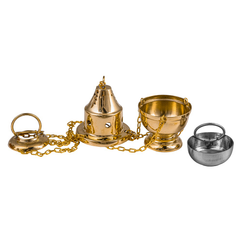 Кадило требное № 32, латунь, 5,5х11 см фото 8 Кадило требное № 32, латунь, 5,5х11 см фото 8