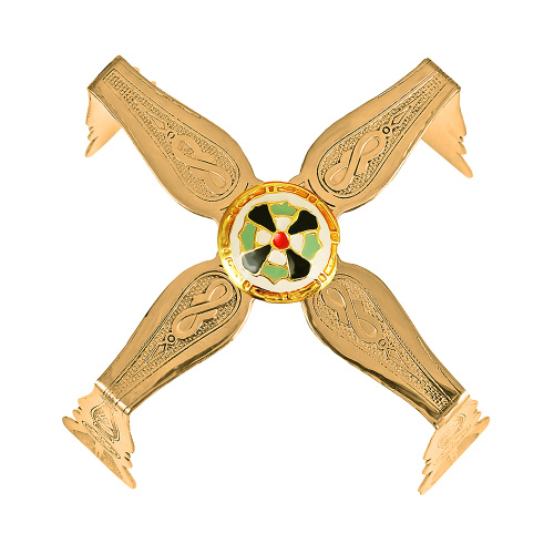 Звездица, латунь, эмаль, Ø 12 см фото 2 Звездица, латунь, эмаль, Ø 12 см фото 2