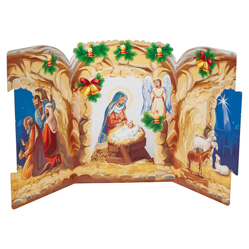 Открытка "С Рождеством Христовым!" панорамная, 15х22 см фото 2