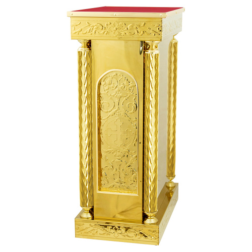 Жертвенник малый, чеканка, с дверкой, узкий, 60х40х100 см фото 4