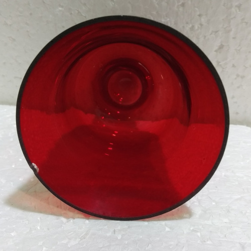Стаканчик для лампады красный, 7,5х9,3 см, У-0677 фото 3