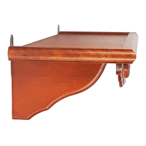 Полка для икон прямая одноярусная, цвет орех, 48х18 см фото 5 Полка для икон прямая одноярусная, цвет орех, 48х18 см фото 5