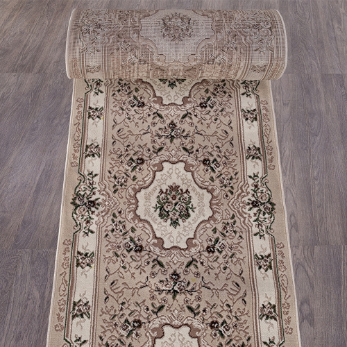 Ковровая дорожка бежевая, ворс из полипропилена фото 2